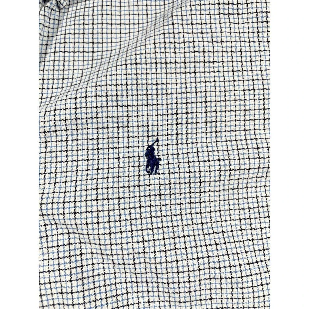 Ralph Lauren Classic Fit Men's XL Check Plaid Button Up Shirt Long Sleeve - Picture 3 of 7